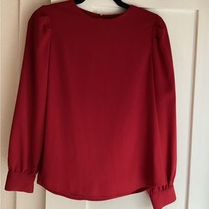 Zara Red Blouse